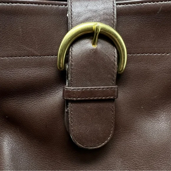 Coach 4160 Vintage Brown Sling Bag. - Picture 9 of 10